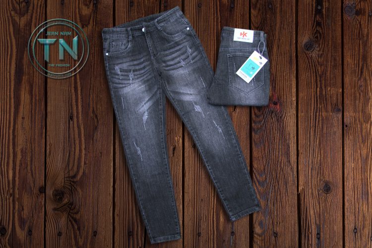 Dài jeans nam co giãn cao cấp vải bố DCC201