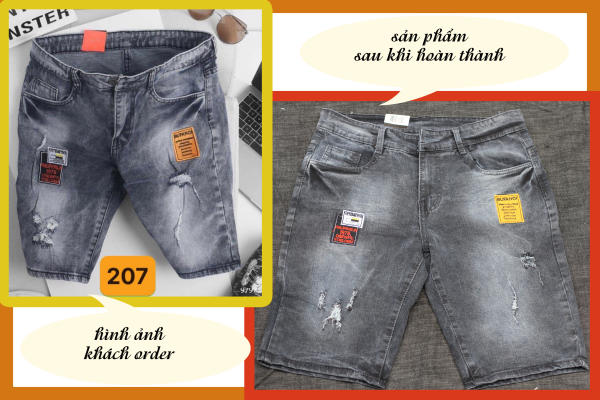 Ảnh khác hàng order và sản phẩm thực tế sau khi hoàn thiện